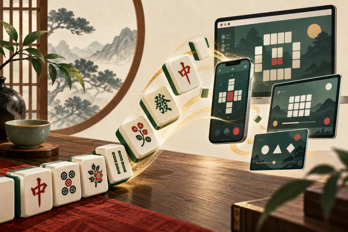 Illustration for Popular Online Mahjong Platforms Right Now