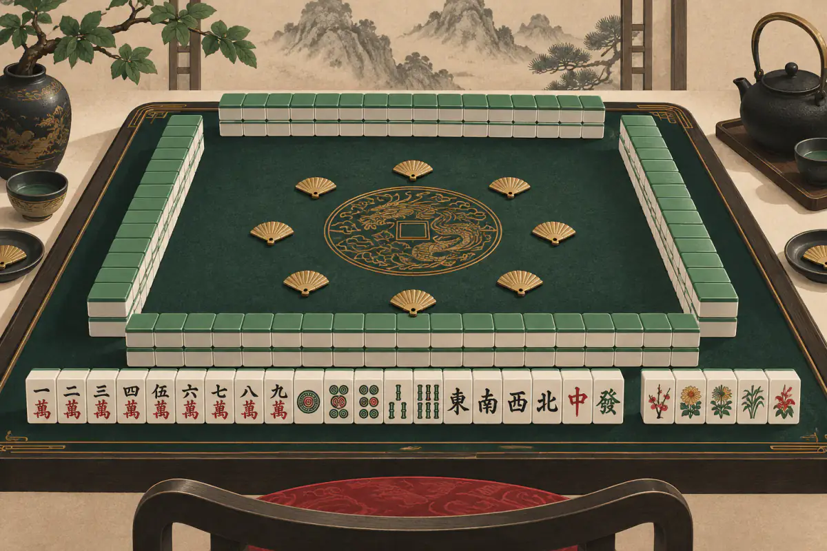 Illustration for Chinese Official Mahjong (Guobiao) Rules for Beginners