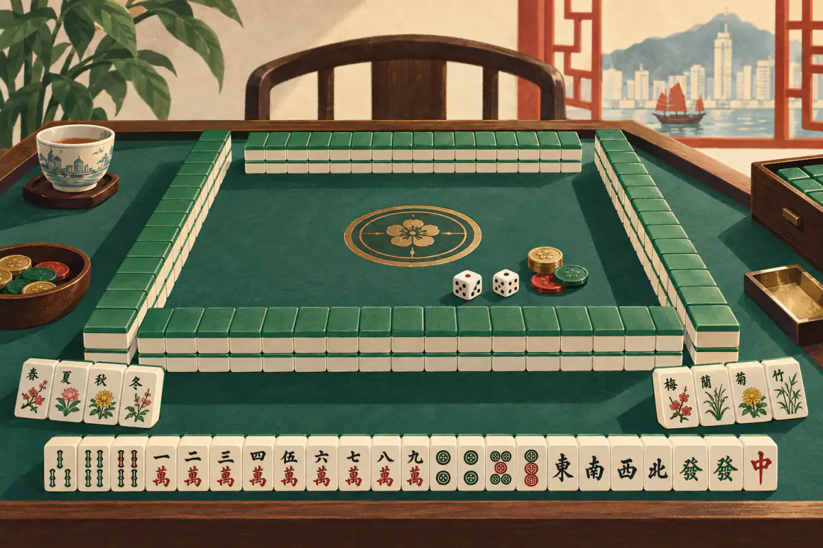 Illustration for Hong Kong Mahjong Rules for Beginners