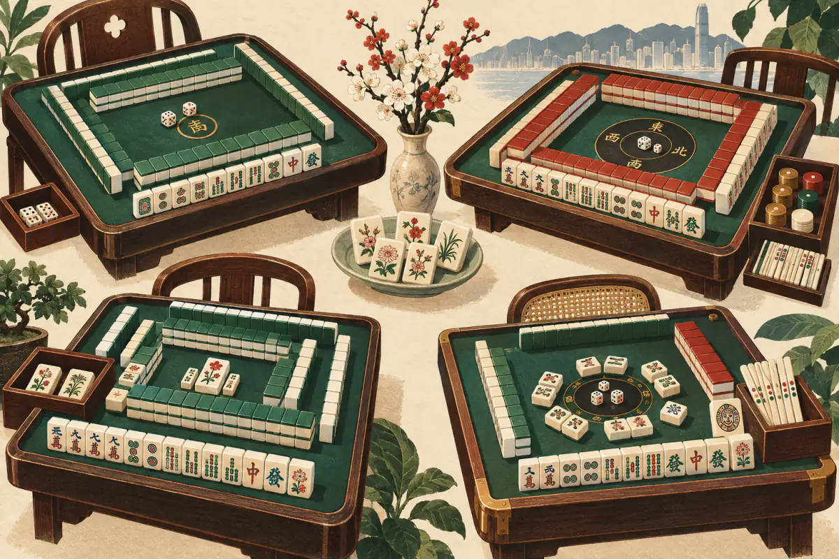 Illustration for Common House Rule Variations in Hong Kong Mahjong