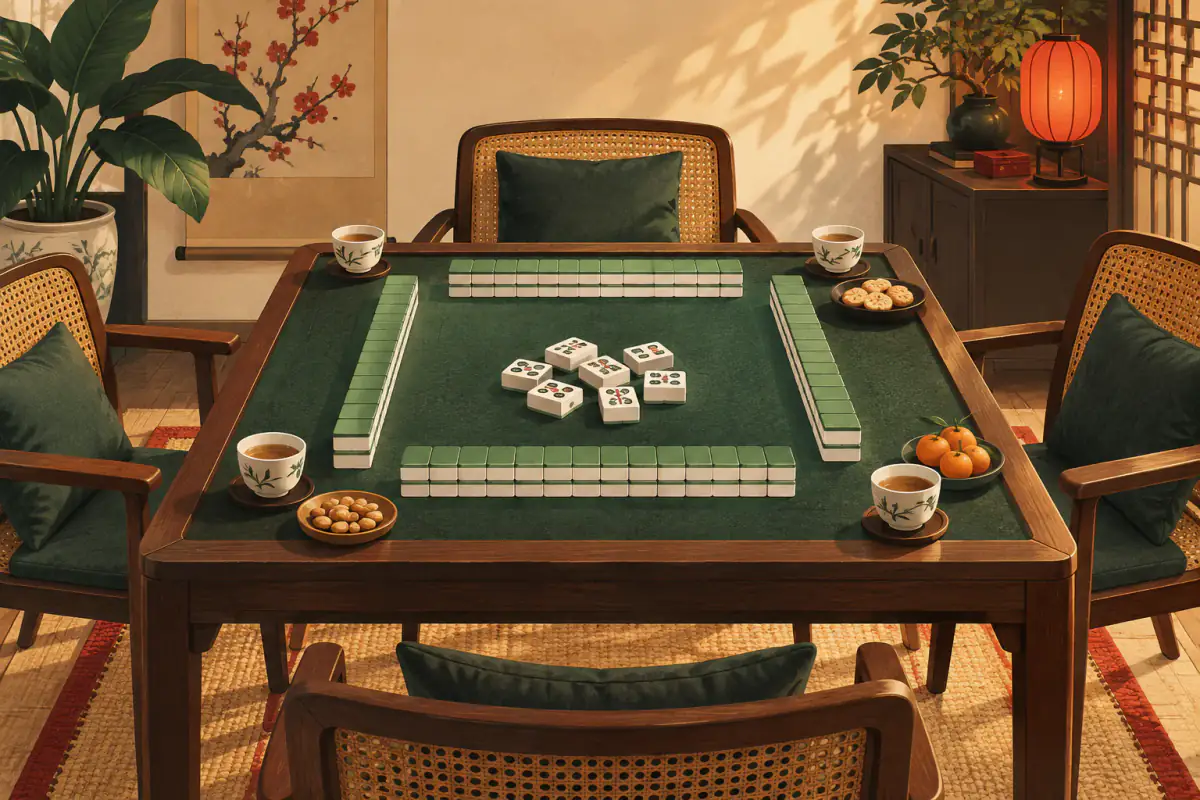 Illustration for How to Host a Fun Mahjong Night With Friends