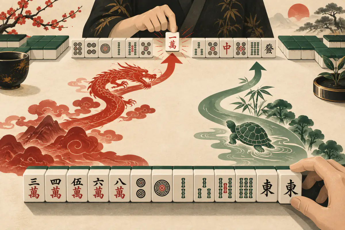 Illustration for Folding Strategy in Mahjong: When to Back Off