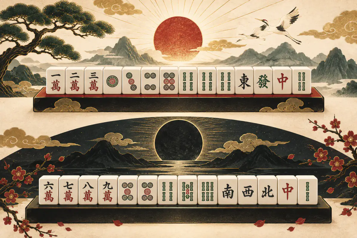 Illustration for Tenhou and Chiihou: The "Blessing of Heaven and Earth" Yakuman