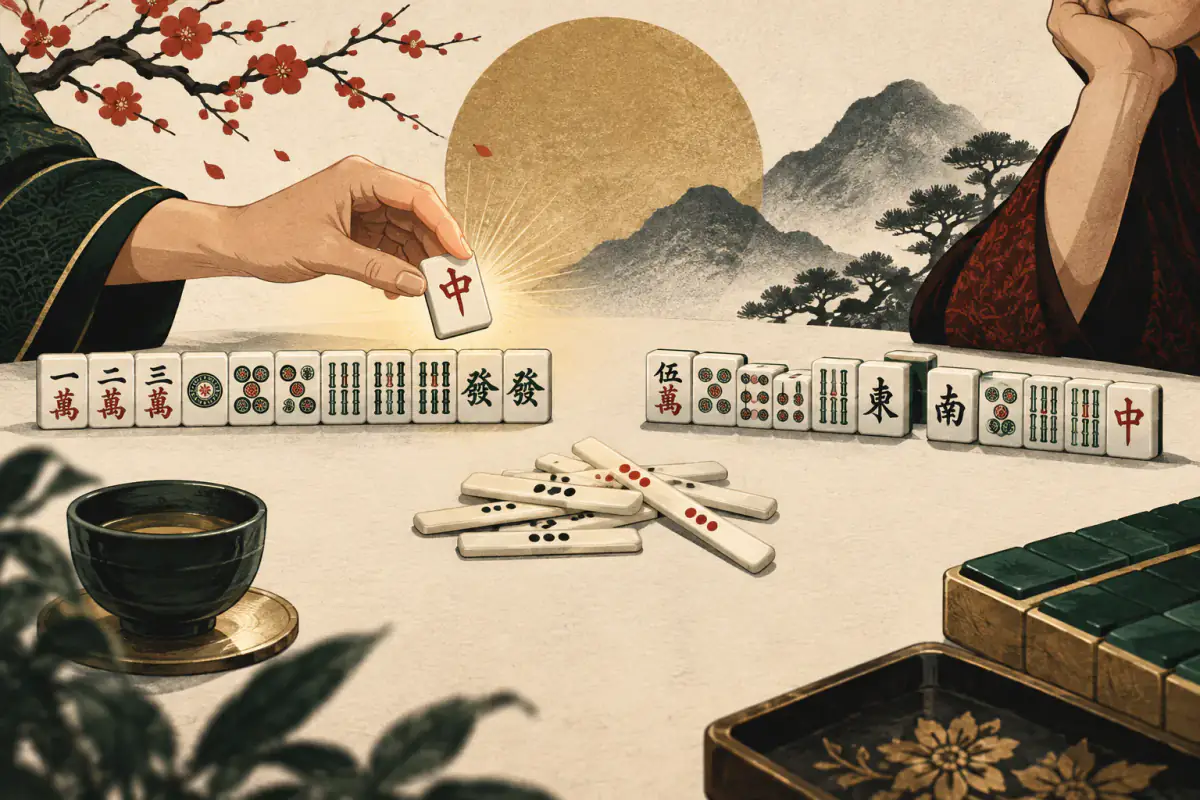 Illustration for Tenpai vs Noten: Why Your Status Matters at the End of a Hand