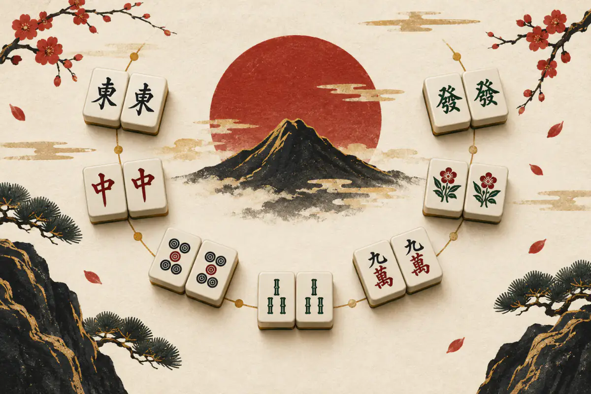 Illustration for Chiitoitsu Yaku: Seven Different Pairs
