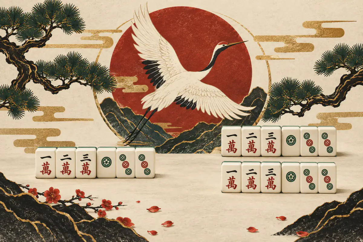 Illustration for Iipeiko and Ryanpeikou Yaku: Twin Sequences
